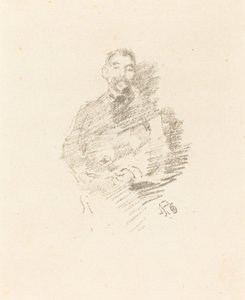 Stephane Mallarme autorstwa James Abbott McNeill Whistler