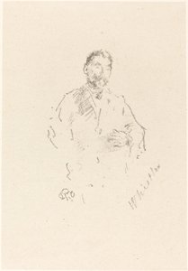 Stephane Mallarmé, nr 2 autorstwa James Abbott McNeill Whistler