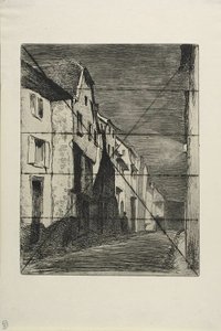 Ulica w Saverne autorstwa James Abbott McNeill Whistler