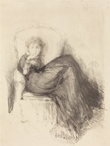 Studium: siedząca Maude autorstwa James McNeill Whistler