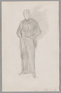 Studium do portretu Thomasa Waya autorstwa James McNeill Whistler