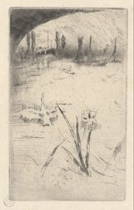 Łabędź i Irys autorstwa James Abbott McNeill Whistler