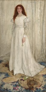Symfonia w bieli nr 1: Biała dziewczyna autorstwa James Abbott McNeill Whistler