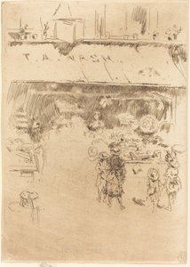 T.A. Sklep z owocami Nasha autorstwa James Abbott McNeill Whistler