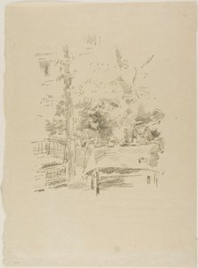 Tête-à-tête w ogrodzie autorstwa James McNeill Whistler