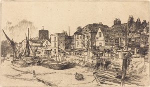 „Adam i Ewa”, Stara Chelsea autorstwa James Abbott McNeill Whistler