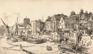 Tawerna Adama i Ewy, Old Chelsea autorstwa James Abbott McNeill Whistler