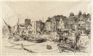 Tawerna Adam i Ewa, Old Chelsea autorstwa James McNeill Whistler