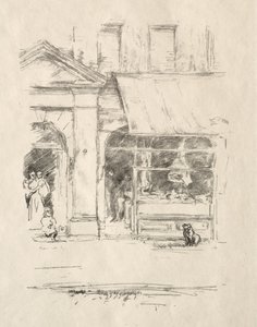 Pies rzeźnika autorstwa James McNeill Whistler