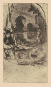 Obóz autorstwa James Abbott McNeill Whistler