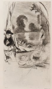 Obóz autorstwa James Abbott McNeill Whistler