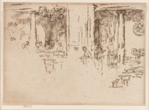Kościół - Bruksela (Adoracja) autorstwa James Abbott McNeill Whistler