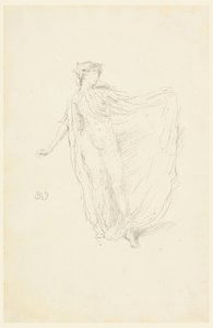Tańcząca dziewczyna, 1890 autorstwa James Abbott McNeill Whistler