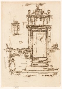 Drzwi Kaplicy, Montrésor autorstwa James McNeill Whistler