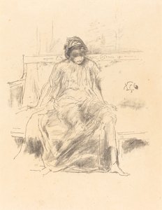 Udrapowana postać siedząca autorstwa James Abbott McNeill Whistler