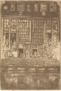 Haftowana kurtyna autorstwa James Abbott McNeill Whistler