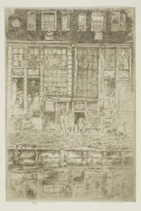 Haftowana kurtyna autorstwa James Abbott McNeill Whistler