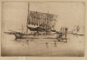 Łódź rybacka autorstwa James Abbott McNeill Whistler