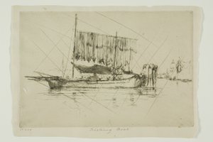 Łódź rybacka autorstwa James Abbott McNeill Whistler