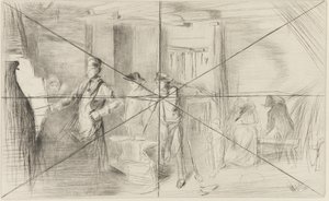 Kuźnia autorstwa James Abbott McNeill Whistler