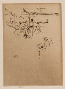 Lądowanie, Cowes autorstwa James Abbott McNeill Whistler
