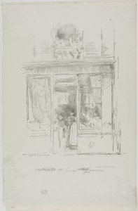 Praczka: „Praczka z Place Dauphine” autorstwa James Abbott McNeill Whistler