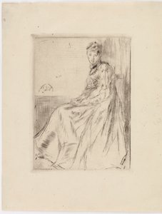 List (Maud, siedząca) autorstwa James Abbott McNeill Whistler