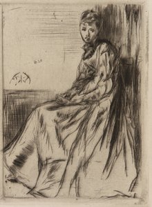 List (Maud, siedząca) autorstwa James Abbott McNeill Whistler