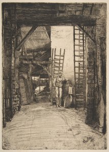 Wypalacz wapna (W. Jones, wypalacz wapna, Thames Street) autorstwa James McNeill Whistler