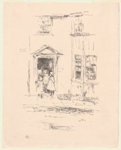 Małe Drzwi, Lyme Regis autorstwa James Abbott McNeill Whistler