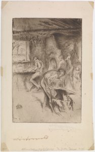 Mała Kuźnia, Liverpool autorstwa James Abbott McNeill Whistler