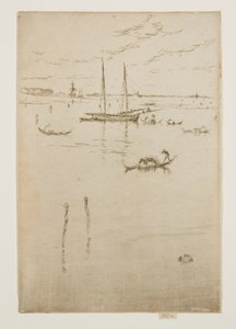 Mała Laguna z Dwunastu Rycin, znana również jako Pierwszy Zestaw Wenecki autorstwa James McNeill Whistler