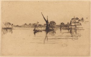 Małe Putney, nr II autorstwa James McNeill Whistler