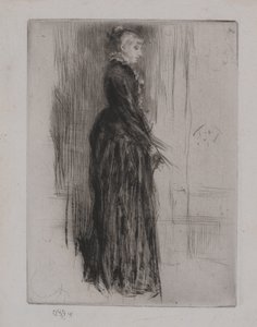 Mała aksamitna sukienka autorstwa James McNeill Whistler