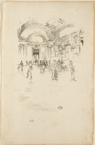 Długa Galeria, Luwr autorstwa James Abbott McNeill Whistler