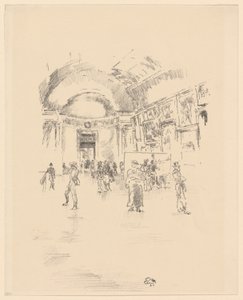 Długa Galeria, Luwr autorstwa James Abbott McNeill Whistler