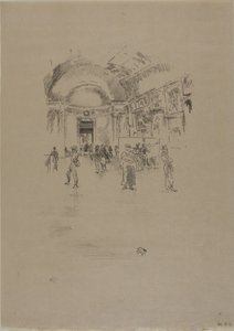 Długa Galeria, Luwr autorstwa James Abbott McNeill Whistler