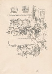 Rynek, Vitre autorstwa James Abbott McNeill Whistler