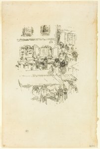 Rynek, Vitre autorstwa James McNeill Whistler