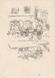 Rynek, Vitre autorstwa James McNeill Whistler