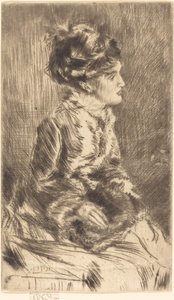 mufka autorstwa James Abbott McNeill Whistler