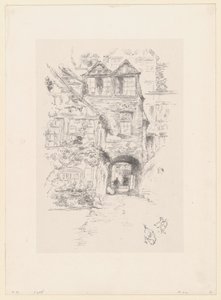 Dom kapłana, Rouen autorstwa James McNeill Whistler