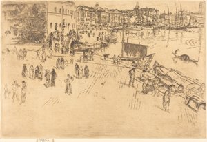 Riva, No.I autorstwa James Abbott McNeill Whistler