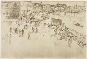 Riva, nr 1 autorstwa James McNeill Whistler
