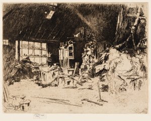 Kuźnia autorstwa James Abbott McNeill Whistler