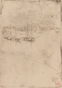 Parowiec, Wenecja autorstwa James Abbott McNeill Whistler
