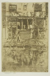 Schody, Amsterdam autorstwa James Abbott McNeill Whistler