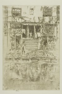 Schody, Amsterdam autorstwa James Abbott McNeill Whistler