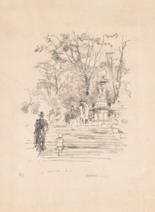 Schody, Luksemburg autorstwa James Abbott McNeill Whistler