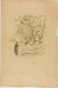 Schody, Luksemburg autorstwa James Abbott McNeill Whistler